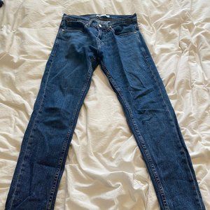 Blue Vintage Wash Zara Slim Fit Jeans